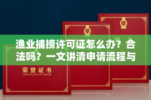 苏州渔业捕捞许可证怎么办?合法吗?一文讲清申请流程与合规要点